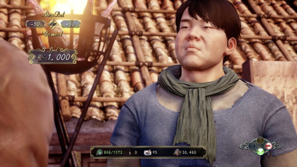Betting in Shenmue 3