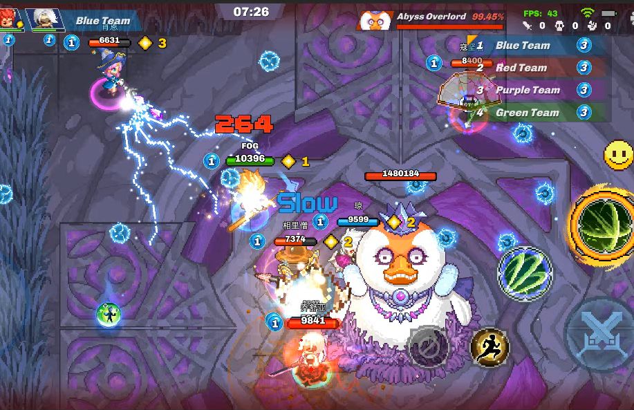 Force of Guardians pixel moba Gameplay
