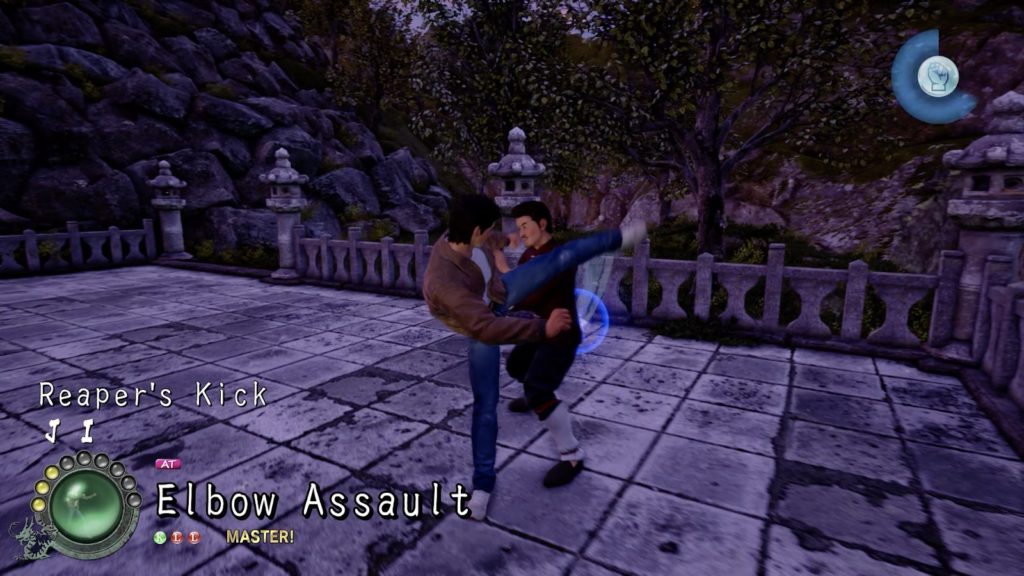 Martial Arts training using Spar at Martial Hall, Shenmue 3