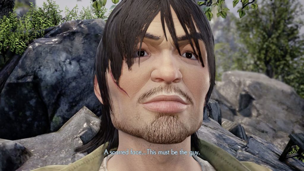 Xuan Scarred Face at Shenmue 3