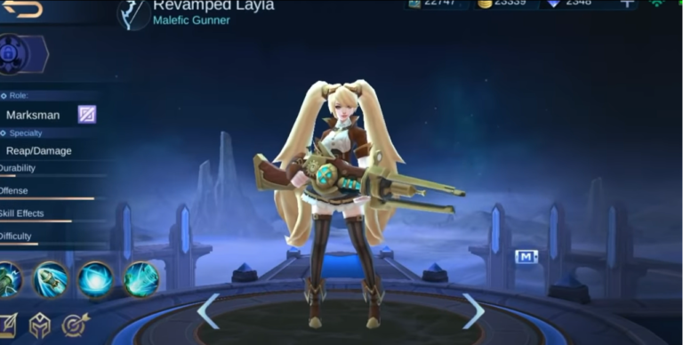 Using Layla Revamp in Project Next on Mobile Legends: Bang Bang